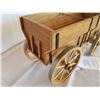 Image 2 : Wood carved triple box grain wagon