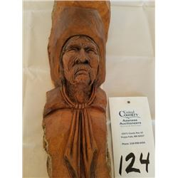 Wood carved Gaucho Mexican cowboy