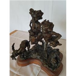 "Huck Finn" Series Geniune cast Bronzes