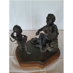 " Huck Finn " series Geniune Cast Bronzes