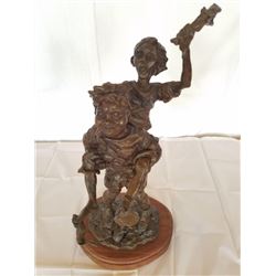 " Huck Finn " Series Genuine Cast Bronzes