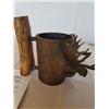 Image 2 : Cast bronze American moose mug w/wood handle