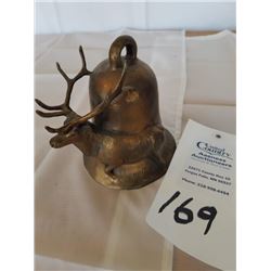 Cast Bronze 'Wapiti " Elk bell