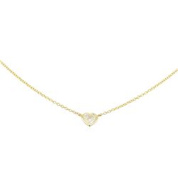 0.4 ctw Diamond Necklace - 14KT White Gold