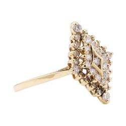 0.40 ctw Diamond Ring - 14KT Yellow Gold