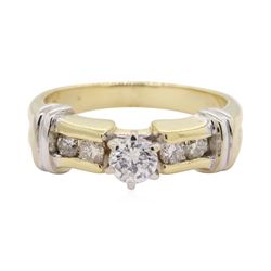 0.6 ctw Diamond Ring - 14KT Yellow Gold