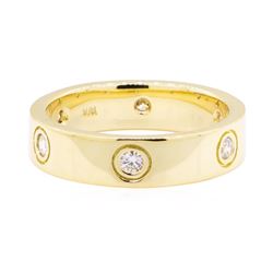 0.60 ctw Diamond Ring - 18KT Yellow Gold