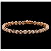 Image 1 : 1.83 ctw Diamond Tennis Bracelet - 14KT Rose Gold