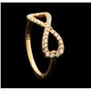 Image 4 : 0.19 ctw Diamond Ring - 14KT Rose Gold