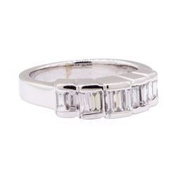 0.80 ctw Diamond Band - 14KT White Gold