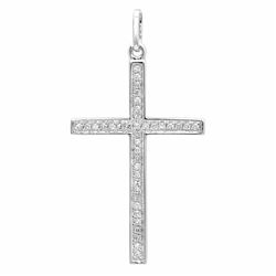 18k Gold 0.06CTW  Cross Necklaces/Pendants