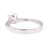 Image 3 : 0.35 ctw Princess Cut Diamond Solitaire Ring - 14KT White Gold