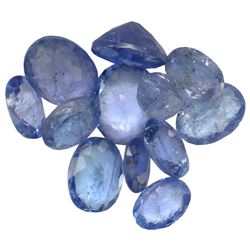 12.43 ctw Oval Mixed Tanzanite Parcel