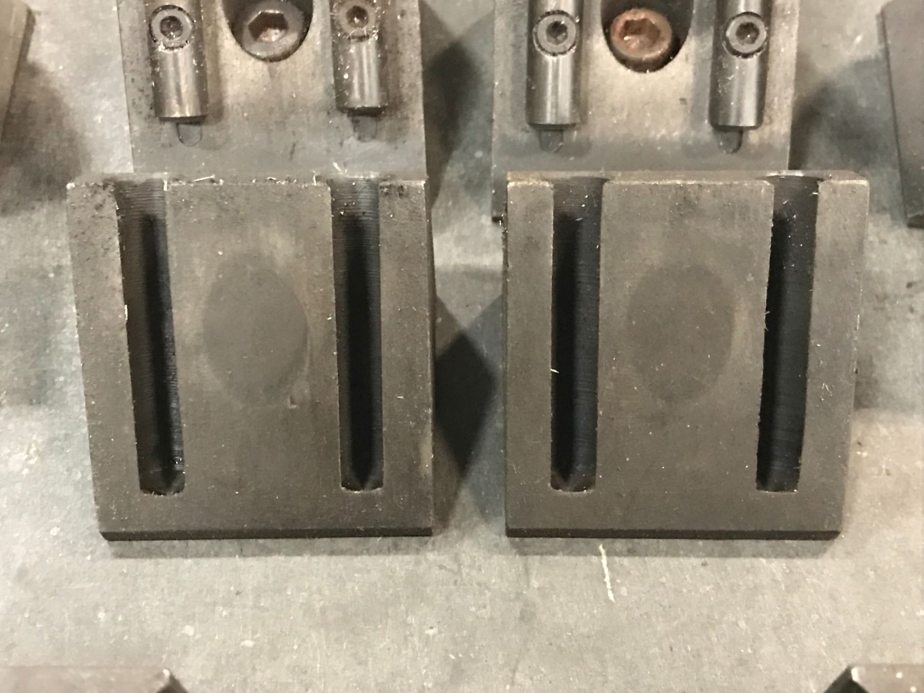 (6) Spring Loaded Set Up Blocks - BTM Industrial