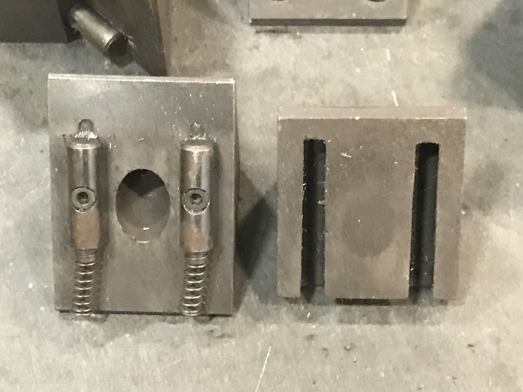 (6) Spring Loaded Set Up Blocks - BTM Industrial