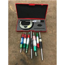 Vermont Gage NoGo Z and Fowler 1"-2" Micrometer *See Photos*