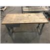 Image 1 : Work Table 60" x 24.5" x 34" *See Photos*