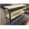 Image 2 : Work Table 74" x 24" x 46" *See Photos*