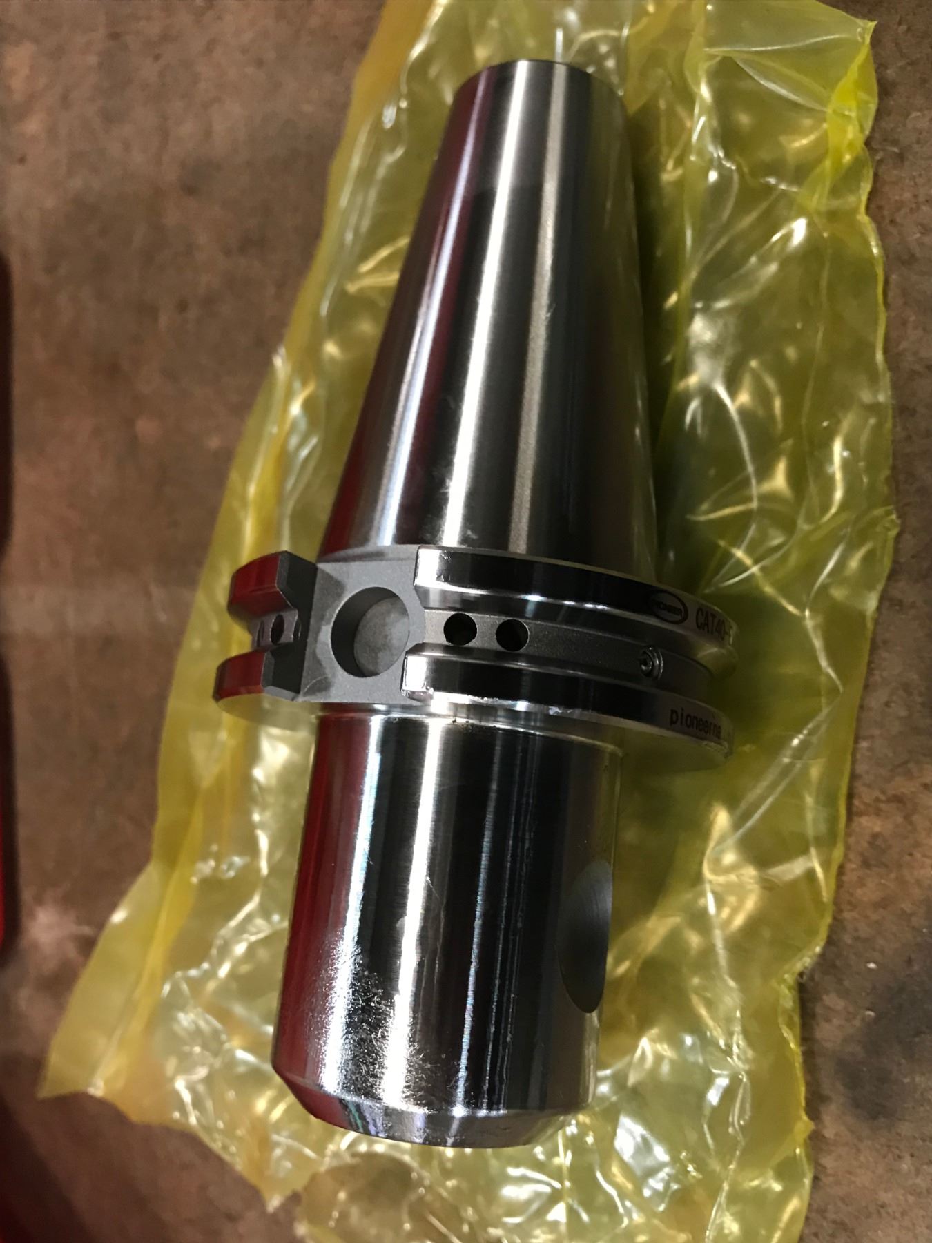 (3) Pioneer CAT40 Tool Holders *Appear to be New* BTM Industrial