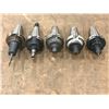 Image 1 : (5) CAT40 Tool Holders *See Photos*