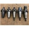 Image 5 : (5) CAT40 Tool Holders *See Photos*