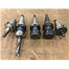 Image 1 : (5) CAT40 Tool Holders *See Photos*