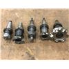 Image 1 : (5) CAT40 Tool Holders *See Photos*