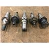 Image 1 : (5) CAT40 Tool Holders *See Photos*