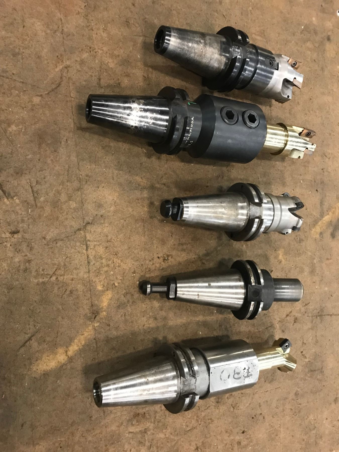 (5) CAT40 Tool Holders *See Photos* - BTM Industrial