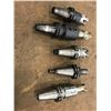 Image 5 : (5) CAT40 Tool Holders *See Photos*