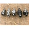 Image 1 : (5) CAT40 Tool Holders *See Photos*