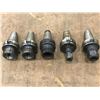 Image 1 : (5) CAT40 Tool Holders *See Photos*