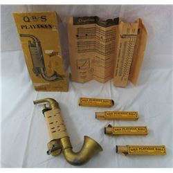 VINTAGE QRS PLAYASAX w/INTRUCTIONS / BOX