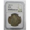 Image 1 : 1880-S Morgan Silver Dollar $ NGC MS 62 Nicely