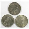 Image 2 : 1923, 1926-D, 1927 PEACE DOLLARS AU'S