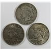 Image 1 : 1934, 1934-S, 1934-D PEACE DOLLARS