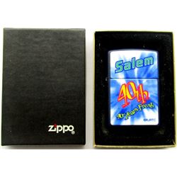 ZIPPO LIGHTER SALEM 40TH ANNIVERSARY