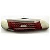 Image 1 : 1991 CASE XX LOCK BACK POCKET KNIFE RED BONE