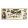 Image 1 : 1860'S $100 CANAL BANK