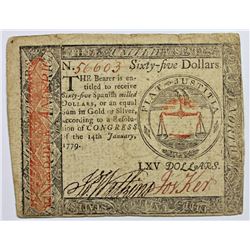 1-14-1779 CONTINENTIAL $65