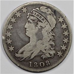 1808 BUST HALF DOLLAR