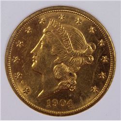 1904 $20 GOLD