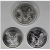 Image 2 : 1994, 1998 AND 1999 AMERICAN SILVER EAGLES