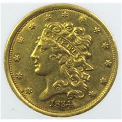 1834 $5 CLASSIC HEAD GOLD