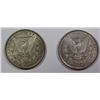 Image 2 : 2-1880-O MORGAN SILVER DOLLARS
