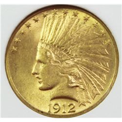 1912 $10 GOLD INDIAN