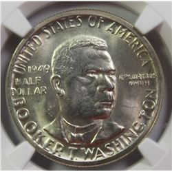 1949-D BOOKER T WASHINGTON HALF DOLLAR