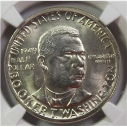 1949-D BOOKER T WASHINGTON HALF DOLLAR