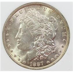 1887 MORGAN SILVER DOLLAR