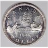 Image 1 : 1946 CANADIAN SILVER DOLLAR CH BU++ NICE!